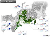 実況天気(2025年03月05日)