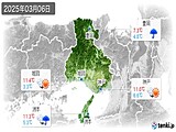 実況天気(2025年03月06日)