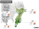 実況天気(2025年03月07日)