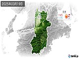 2025年03月19日の奈良県の実況天気