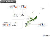 2025年04月02日の沖縄地方の実況天気