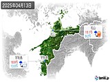 実況天気(2025年04月13日)