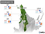 実況天気(2025年04月17日)