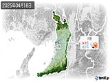2025年04月18日の大阪府の実況天気