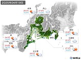 実況天気(2025年04月19日)