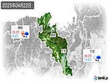 実況天気(2025年04月22日)