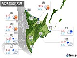 2025年04月23日の道東の実況天気