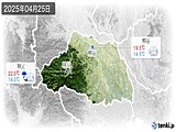 2025年04月25日の埼玉県の実況天気