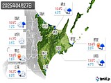 実況天気(2025年04月27日)