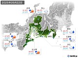 実況天気(2025年05月22日)