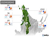 実況天気(2025年05月24日)