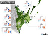 実況天気(2025年06月12日)