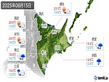 実況天気(2025年06月15日)
