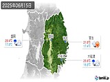 実況天気(2025年06月15日)