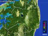 2015年01月03日の福島県の雨雲レーダー