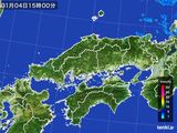雨雲レーダー(2015年01月04日)