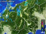 2015年01月04日の長野県の雨雲レーダー