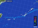2015年01月06日の沖縄地方の雨雲レーダー