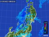 2015年01月06日の東北地方の雨雲レーダー