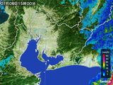 雨雲レーダー(2015年01月06日)