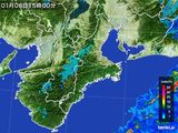 2015年01月06日の三重県の雨雲レーダー