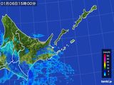 2015年01月06日の道東の雨雲レーダー