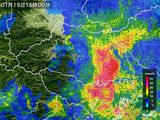 雨雲レーダー(2015年01月15日)