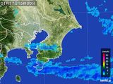 雨雲レーダー(2015年01月17日)