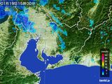 雨雲レーダー(2015年01月19日)