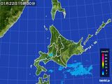 2015年01月22日の北海道地方の雨雲レーダー