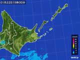 2015年01月22日の道東の雨雲レーダー