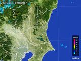 雨雲レーダー(2015年01月23日)