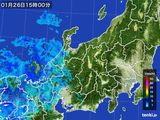 2015年01月26日の北陸地方の雨雲レーダー