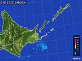 2015年01月26日の道東の雨雲レーダー