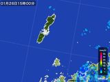 2015年01月26日の長崎県(壱岐・対馬)の雨雲レーダー