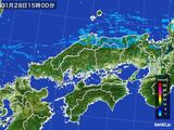 雨雲レーダー(2015年01月28日)