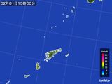 2015年02月01日の鹿児島県(奄美諸島)の雨雲レーダー