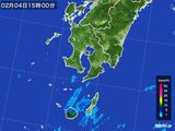 雨雲レーダー(2015年02月04日)