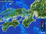 雨雲レーダー(2015年02月05日)