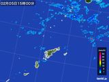 2015年02月05日の鹿児島県(奄美諸島)の雨雲レーダー