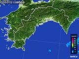 雨雲レーダー(2015年02月07日)