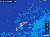2015年02月08日の鹿児島県(奄美諸島)の雨雲レーダー