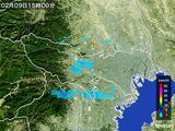 雨雲レーダー(2015年02月09日)