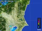 雨雲レーダー(2015年02月13日)