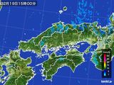 雨雲レーダー(2015年02月19日)
