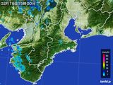 雨雲レーダー(2015年02月19日)