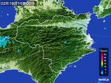 雨雲レーダー(2015年02月19日)