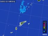 2015年02月21日の鹿児島県(奄美諸島)の雨雲レーダー