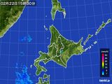 2015年02月22日の北海道地方の雨雲レーダー