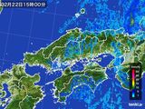 雨雲レーダー(2015年02月22日)